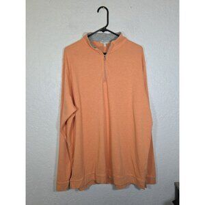 PETER MILLAR Mens Crown 1/4 Zip Pullover Long Sleeve Size XXL MS24K49